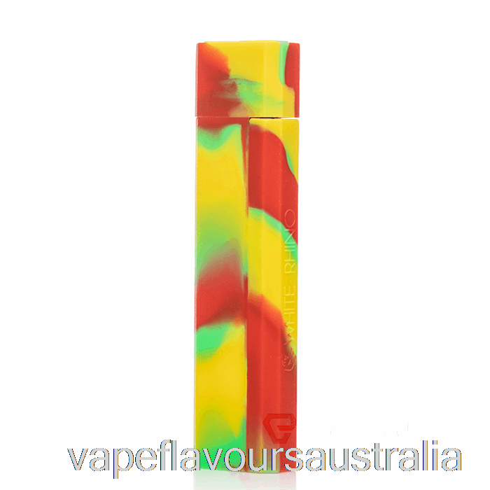 Vape Flavours Australia White Rhino Silicone Dab Out [Pyrex] Rasta